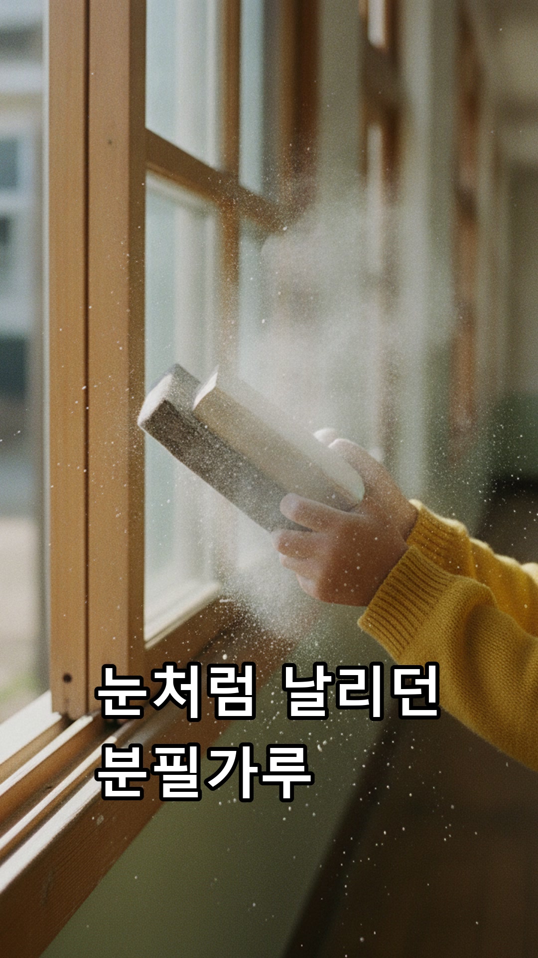 칠판지우개 세게 털다 분필가루 뒤집어쓴 주번의 아침 썸네일