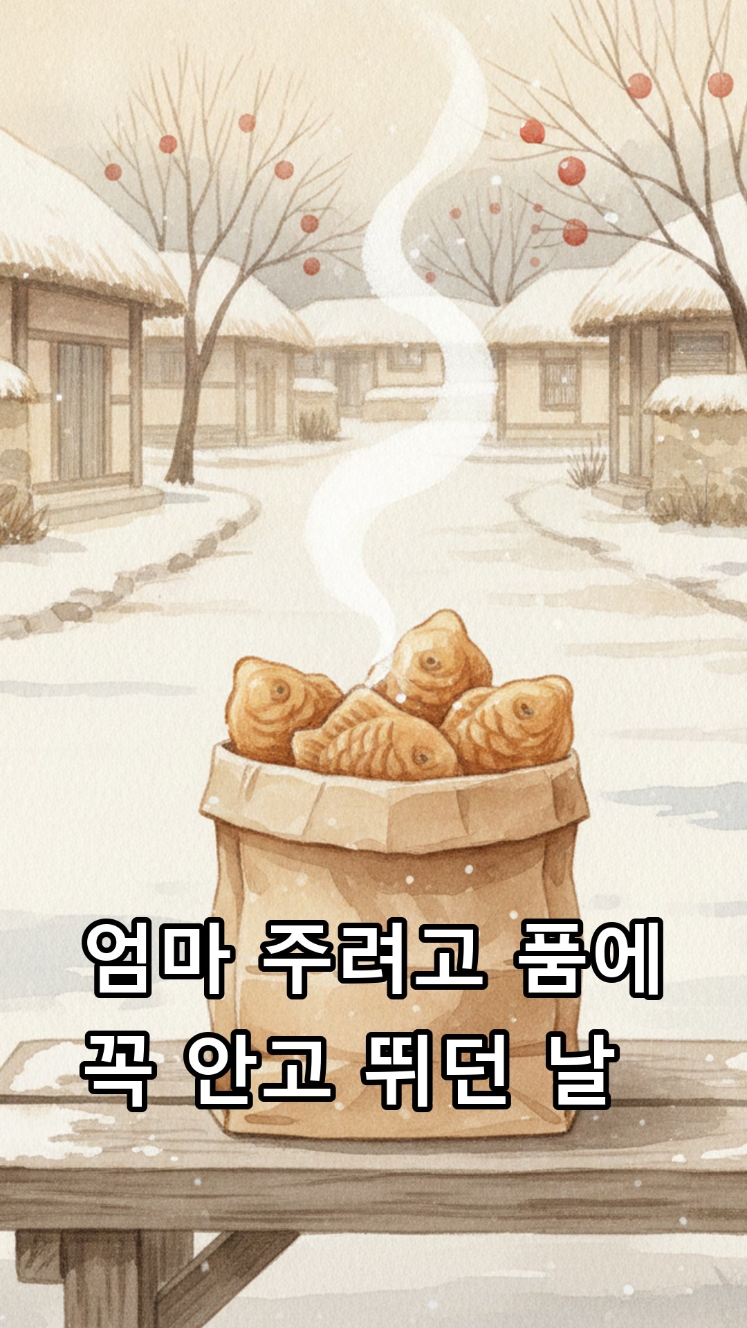 붕어빵 종이봉투 품에 안고 내달리던 기억나세요 썸네일